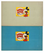 "MICKEY MOUSE PICTURE CARD ALBUM" VOL. 1 & 2 PAIR.