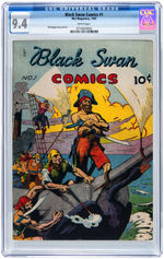 "BLACK SWAN COMICS" #1 1945 CGC 9.4 NM.