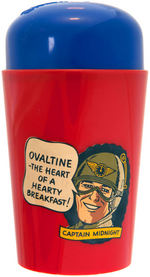 "CAPTAIN MIDNIGHT SHAKE-UP MUG" & PAPERS.