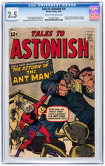 "TALES TO ASTONISH" #35 SEPTEMBER 1962 CGC 2.5 GOOD+.