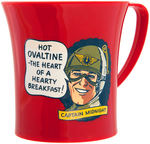 CAPTAIN MIDNIGHT OVALTINE PREMIUM MUG VARIETY IN ORIGINAL MAILER.