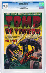 "TOMB OF TERROR" #8 MARCH 1953 CGC 9.0 VF/NM FILE COPY.