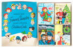 NON-KING FEATURES COMIC STRIP CHARACTERS COMPLETE BOXED CHRISTMAS CARD SET.