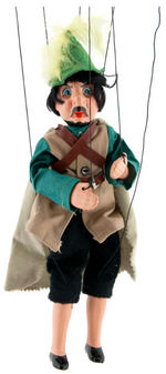 THE HUNTSMAN FROM "SNOW WHITE AND THE SEVEN DWARFS" RARE BOXED MADAME ALEXANDER MARIONETTE.