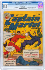 "CAPTAIN MARVEL ADVENTURES" #43 FEBRUARY 1945 CGC 8.5 VF+.