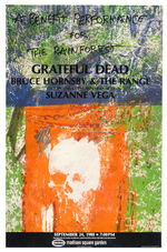 GRATEFUL DEAD SIGNED RAINFOREST BENEFIT CONCERT PROGRAM AND POSTER