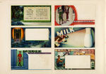 "ILLUSTRATED ADVERTISING BLOTTERS" SALESMAN'S SAMPLE FOLIO PAIR.