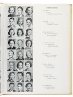 "THE WESTERNER" SAN ANGELO HIGH SCHOOL 1940 YEARBOOK WITH "DAVY CROCKETT" ACTOR FESS PARKER.