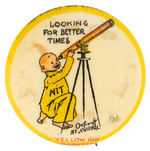 YELLOW KID WITH 1896 POLITICAL SLOGAN BUTTON #61.