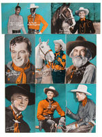 WESTERN STARS EXHIBIT CARD SET.