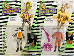 "BEETLEJUICE" NEAR SET OF 11 OF 12 CARDED FIGURES BY KENNER.