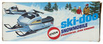 COX "SKI-DOO SNOWMOBILE" BOXED GAS-POWERED TOY.