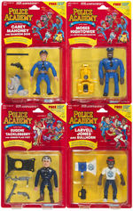 "POLICE ACADEMY" SET OF EIGHT FIGURES BY KENNER.