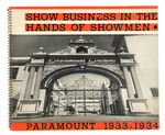 PARAMOUNT PICTURES 1933-1934 EXHIBITORS BOOK.