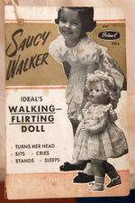 "IDEAL'S SAUCY WALKER DOLL" ANIMATED STORE DISPLAY.