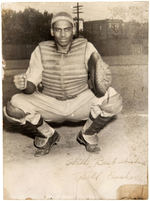 NEGRO LEAGUE PLAYER BILL CASH VINTAGE SIGNED PHOTO.