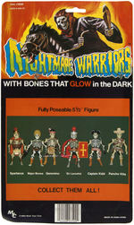 "NIGHTMARE WARRIORS WITH BONES THAT GLOW IN THE DARK" SIR LANCELOT ON CARD.