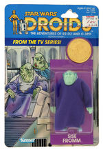 "STAR WARS - DROIDS" SIS FROMM CARDED ACTION FIGURE.