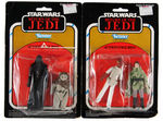 "STAR WARS: RETURN OF THE JEDI" DOUBLE ACTION FIGURE CARDED PAIR.