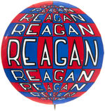 BOLD AND SCARCE REAGAN GLOBE BUTTON.