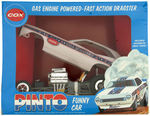 COX "PINTO FUNNY CAR" BOXED GAS-POWERED CAR.