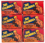 "JOE PALOOKA" CANDY BOXES FEATURING "FAMOUS FIGHTER" CARDS.