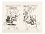 JACK DAVIS "THE MAD JOCK BOOK - THE HARE & THE TORTOISE: A SPORTS FABLE FOR OUR TIME" ORIGINAL ART.