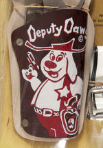 "DEPUTY DAWG SMALL FRY HOLSTER SET."