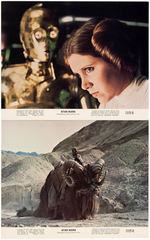 "STAR WARS" LOBBY CARD SET & SCI-FI MOVIE PROGRAM TRIO.