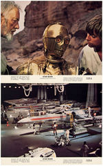 "STAR WARS" LOBBY CARD SET & SCI-FI MOVIE PROGRAM TRIO.