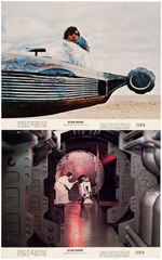 "STAR WARS" LOBBY CARD SET & SCI-FI MOVIE PROGRAM TRIO.