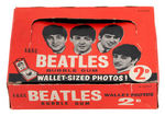 "BEATLES" ENGLISH BUBBLE GUM CARDS RARE DISPLAY BOX.