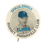 "RABBIT MARANVILLE CLUB/SPAULDINGS" BUTTON.