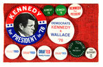 TED KENNEDY GROUP OF 1976 HOPEFUL BUTTONS PLUS "LILY TOMLIN."