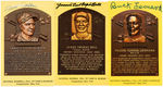 BASEBALL HALL OF FAME SIGNED POSTCARD LOT.