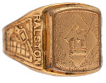 TOM MIX MYSTERY LOOK-IN PHOTO RING FROM RALSTON 1938.