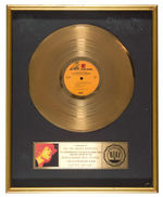 JIMI HENDRIX “ELECTRIC LADYLAND” GOLD RECORD AWARD.