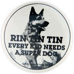 RIN TIN TIN LOT OF FOUR ITEMS INCLUDING MAGIC RING AND RARE CAVALRY BADGE.