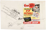 "ROY ROGERS 3D PICTURES" PREMIUM PROTOTYPE ORIGINAL ART PAIR.