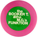 "THE BOOKER T. & THE M.G.'S FUNKTION" LARGE BUTTON.