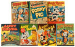 “PORKY PIG/ ANDY PANDA” BTLB LOT OF SEVEN.