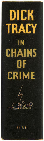 "DICK TRACY IN CHAINS OF CRIME" FILE COPY BLB.