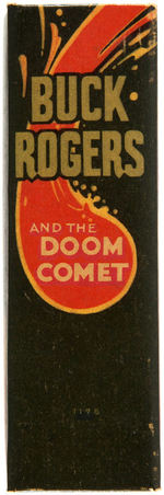 "BUCK ROGERS AND THE DOOM COMET" FILE COPY BLB.