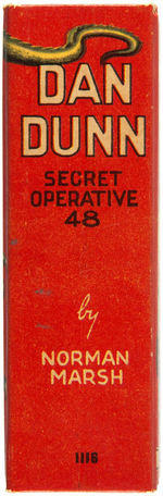 "DAN DUNN SECRET OPERATIVE 48 - CRIME NEVER PAYS" FILE COPY BLB.