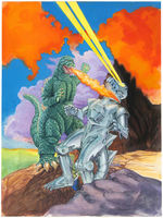 "GODZILLA VS. MECHAGODZILLA" VHS BOX ORIGINAL ART.