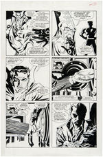 "SPIDER-MAN LIFELINE" #2 COMIC BOOK PAGE ORIGINAL ART BY STEVE RUDE FEATURING DR. STRANGE & NAMOR.