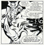 "SPIDER-MAN LIFELINE" #2 COMIC BOOK PAGE ORIGINAL ART BY STEVE RUDE FEATURING DR. STRANGE & NAMOR.