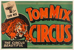 "TOM MIX CIRCUS" POSTER.