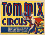 "TOM MIX CIRCUS" HALF-SHEET POSTER PAIR.