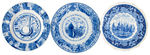 NYWF 1939-40 LOT OF TEN DIFFERENT CHINA PLATES.